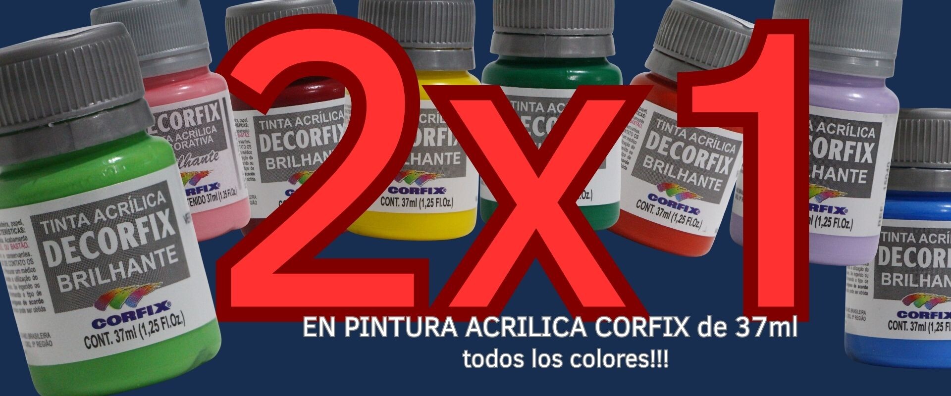 2x1 PINTURA ACRILICA CORFIX