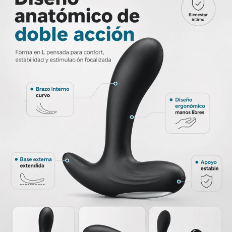 Vibrador Prostático Usb Pretty Love Backie Vibrador Prostático Usb Pretty Love Backie