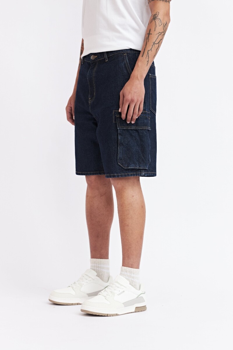 SHORT JOAN - AZUL OSCURO 