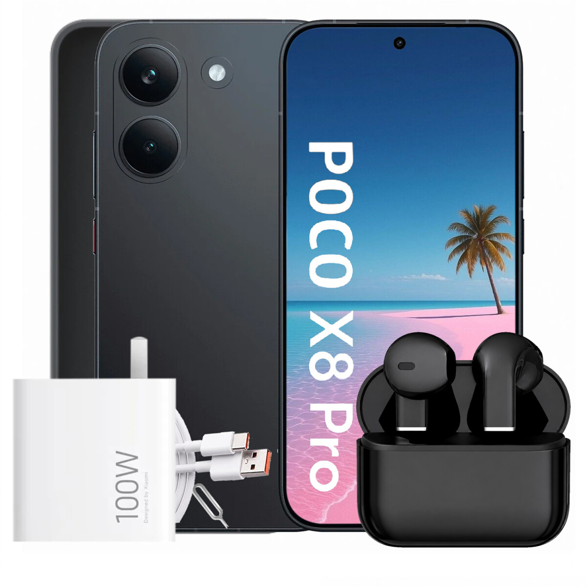 Xiaomi Poco X8 Pro 12/512gb 5g + Regalo - NEGRO 