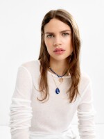 Set De Collares Con Eslabones Y Cuentas multicolor
