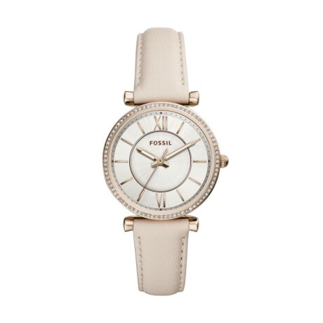 Reloj Fossil Fashion Cuero Blanco 0