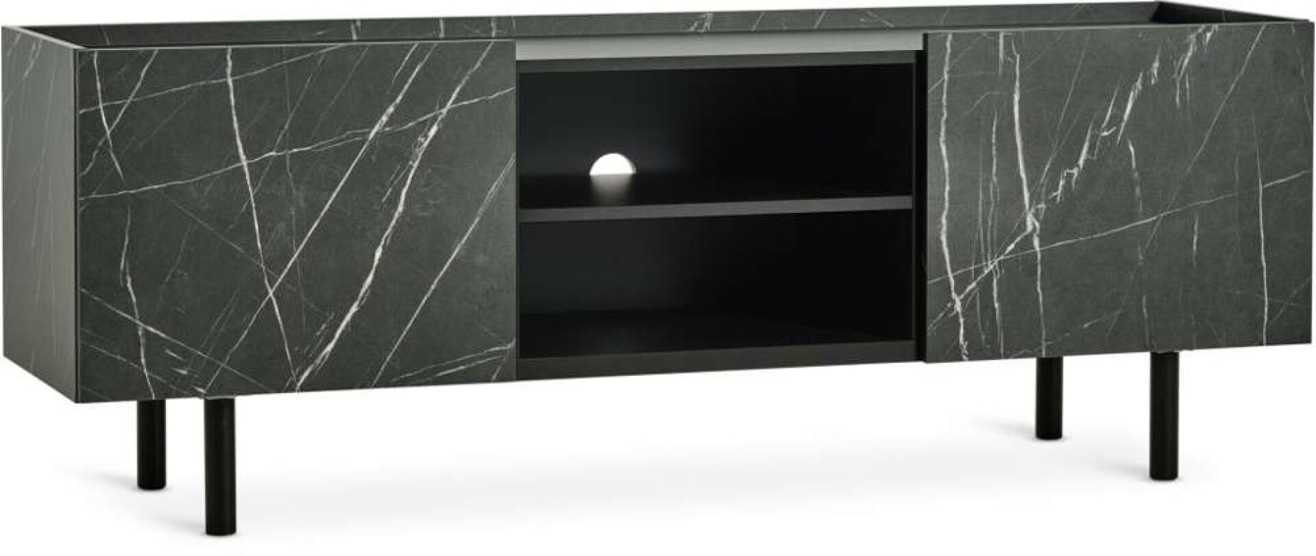 Mueble Tv Krondal 2 Puertas - Color Marmol 