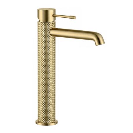 Grifería Lavatorio Alto Signature Oro Cepillado DORADO-BRUSHED GOLD
