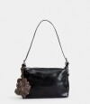 Bandolera Con Charm Negro