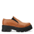 Zapatos de Mujer Miss Carol de cuero con plataforma Marrón