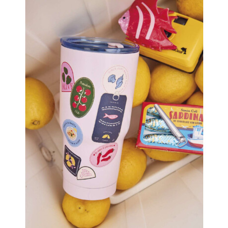 Vaso Térmico Estampado Combinacion Multicolor