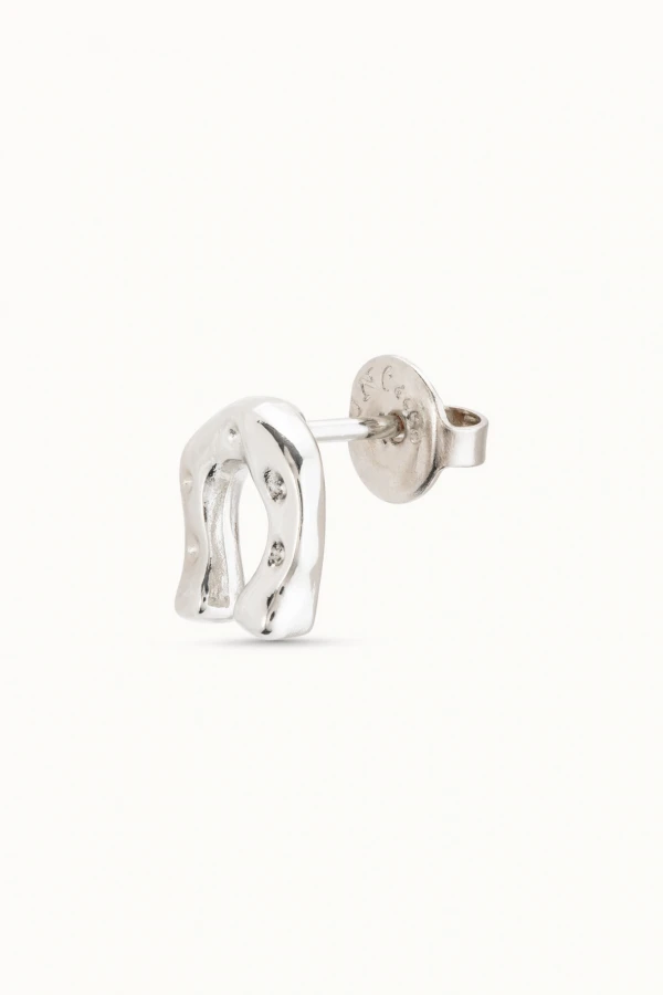 MYRIDE STUD PLATA / BLANCO