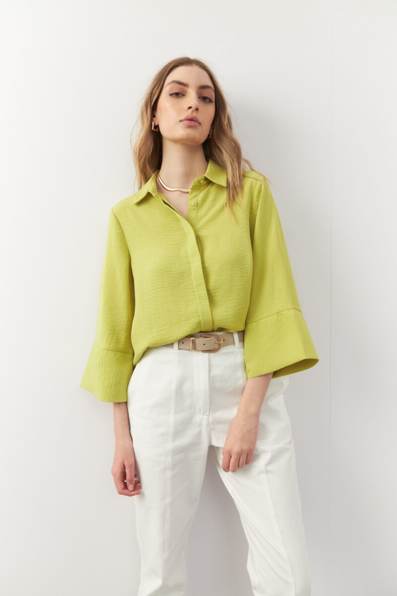 CAMISA PINARES Verde Manzana