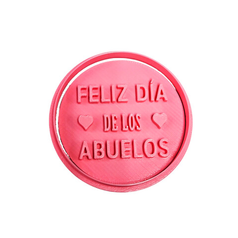 Cortante 3D Feliz Día de los Abuelos Cortante 3D Feliz Día de los Abuelos