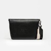 Morral Nina en cuero graneado Negro