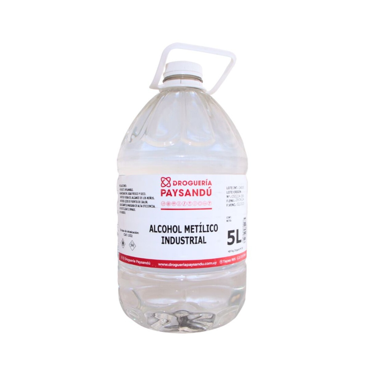 Alcohol Metílico - 5 L 