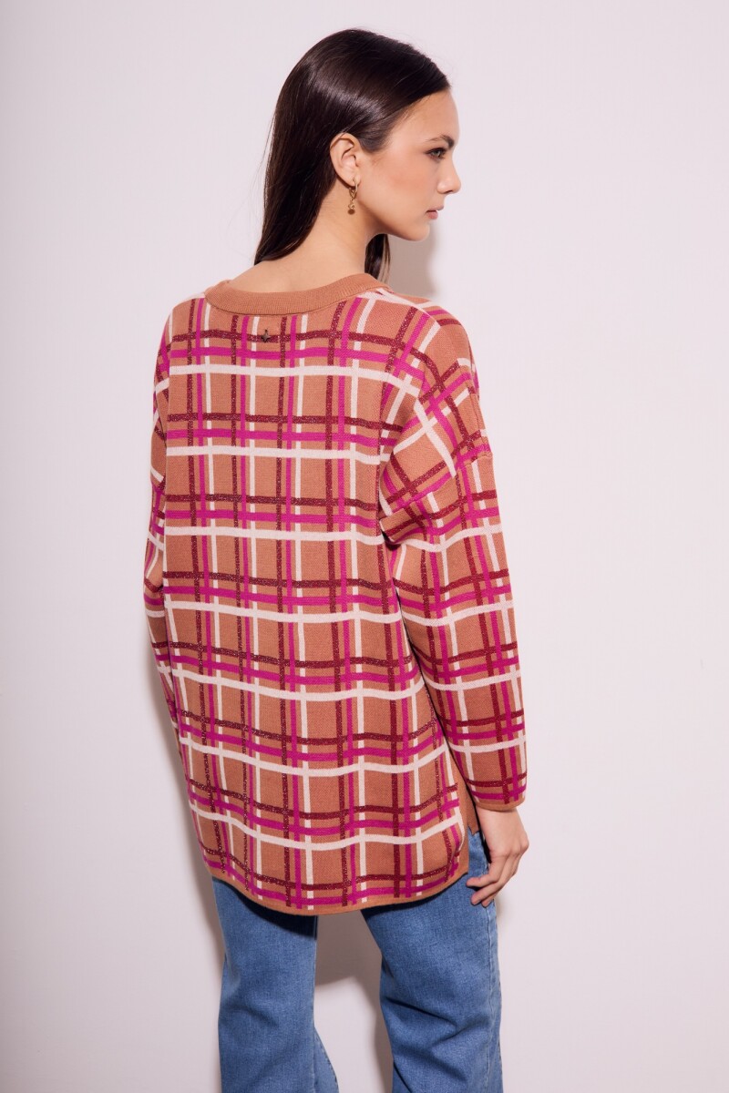 Sweater Intarsia Mocha