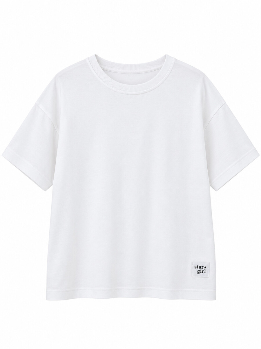 REMERA ALINE - BLANCO. 