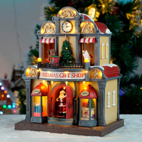 Adorno Papá Noel Decoración Casa Navidad Luz + Sonido Adorno Papá Noel Decoración Casa Navidad Luz + Sonido