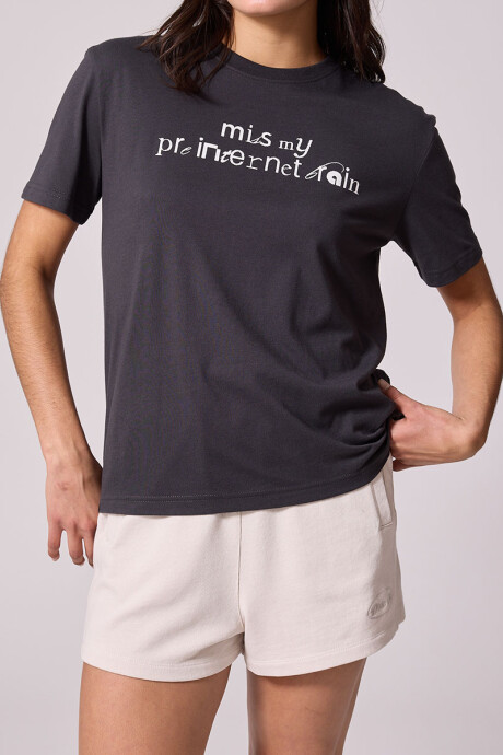 T-SHIRT JOEY DIXIE Gris Oscuro
