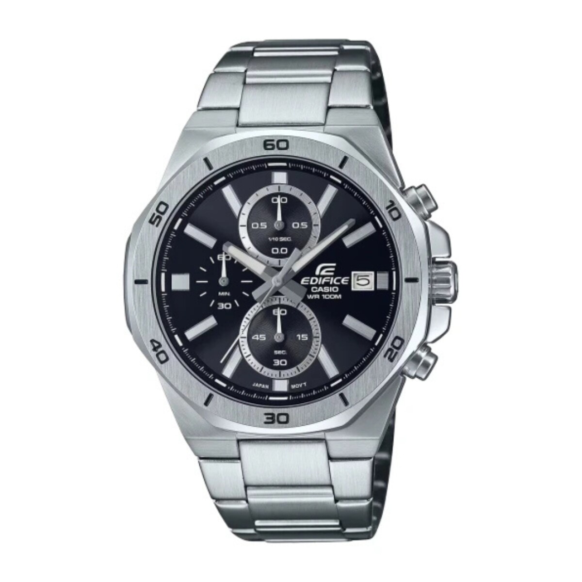 Reloj Casio Edifice EFV640D 1AVUDF en acero para hombre - Negro 