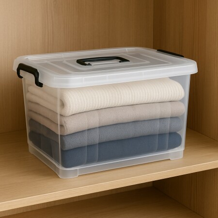 CAJA ORGANIZADORA CON RUEDAS N5 54,5 LITROS Sin color