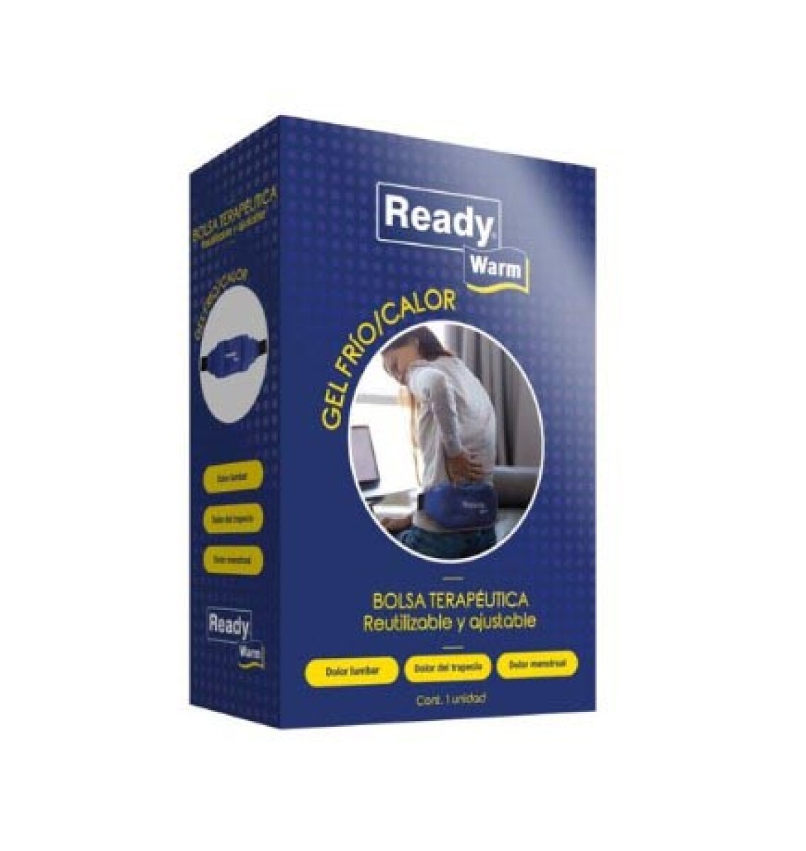 Ready Warm Bolsa gel frío/calor terapéutica - Lumbar/menstrual 