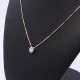 Cadena oro 18k veneciana con dije 2 tonos con brillante. Cadena oro 18k veneciana con dije 2 tonos con brillante.