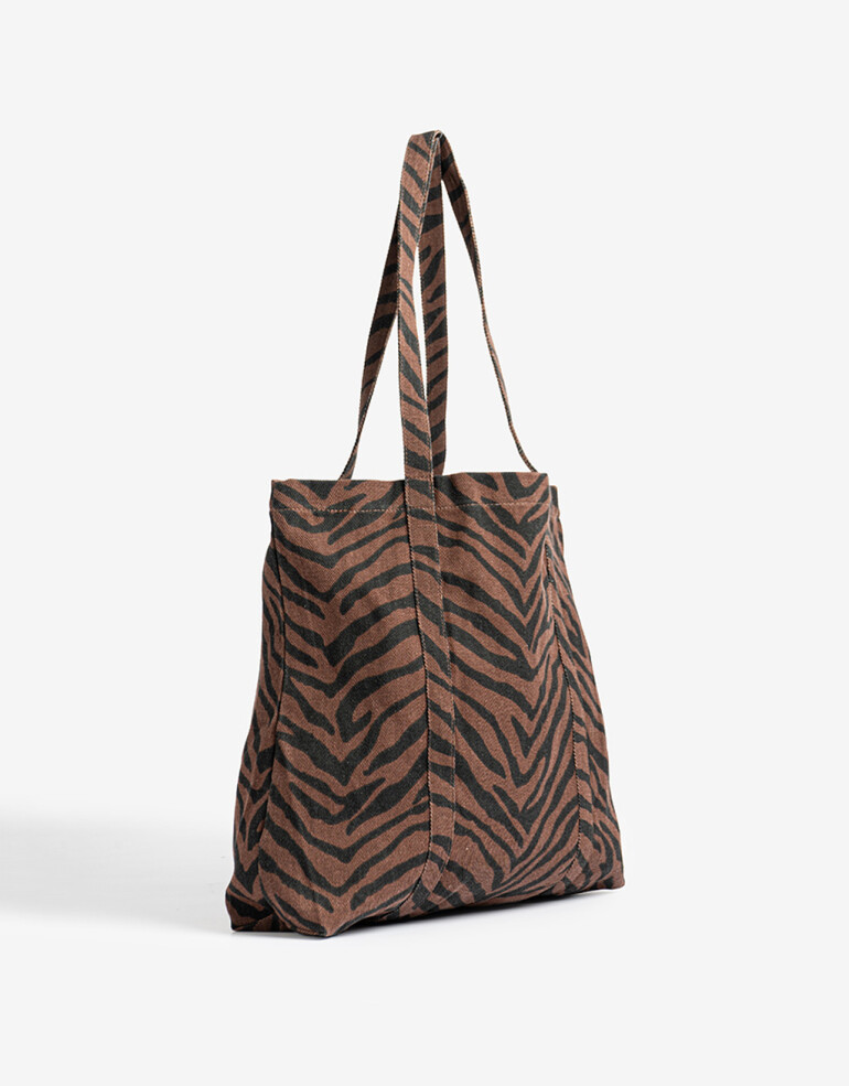 Bolsas reutilizables Tote Bag Animal Print - Combinacion Bicolor