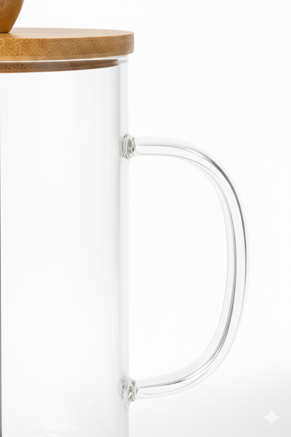 Cafetera Prensa Tapa Madera Color Unico