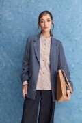 BLAZER APEROL Azul Grisaceo