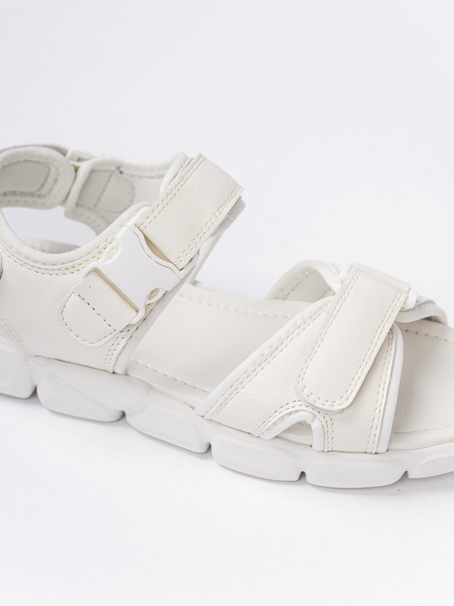 Sandalia deportiva - blanco 