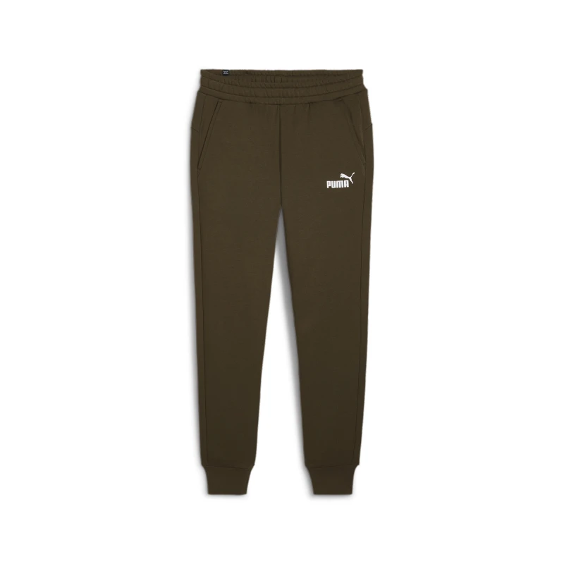 Pantalón Largo Ess Logo Felpa Chupín de Hombre Verde
