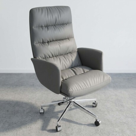 SILLA DE OFICINA GERENCIAL MALLA GRIS DEMOS