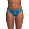 UA PURE STRETCH NO SHOW THONG-PRINT 3PK-BLU OPAL BLUE-293