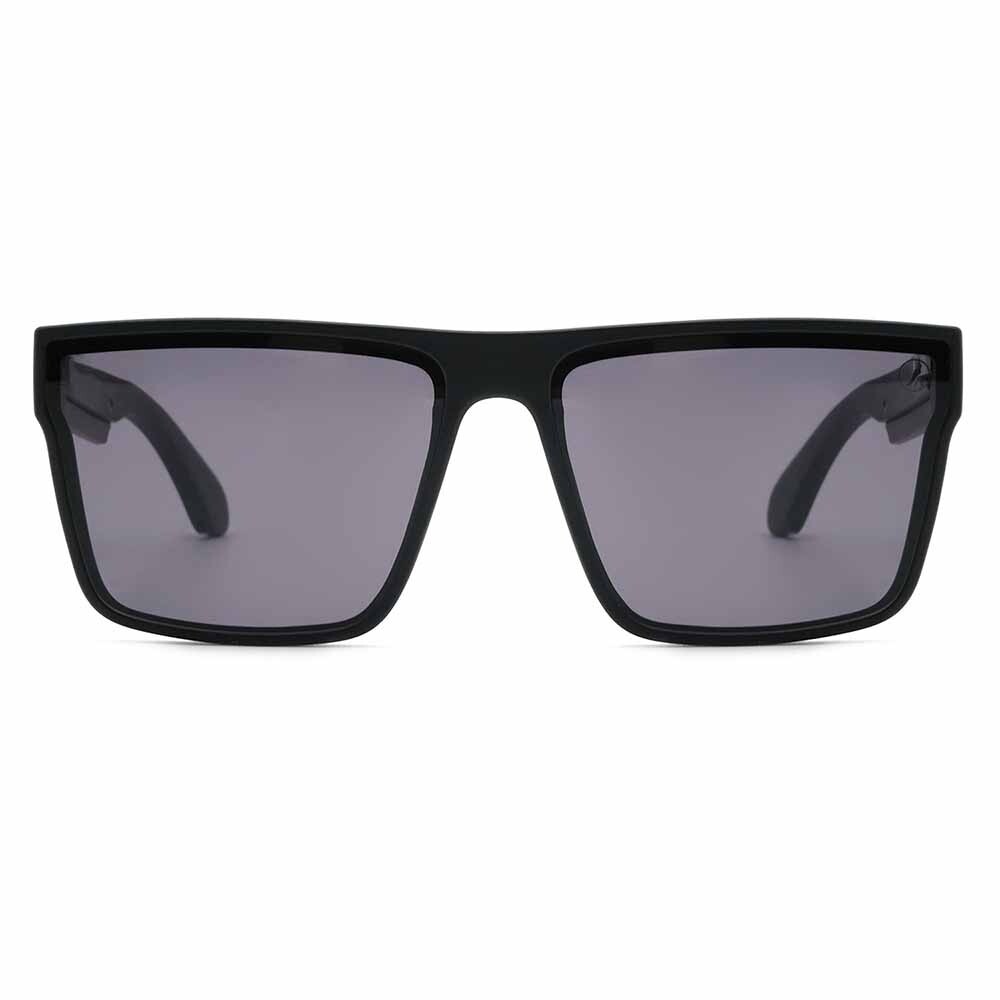 Lentes De Sol Bambu E Madeira Cuadrado - Unisex Negro/Negro