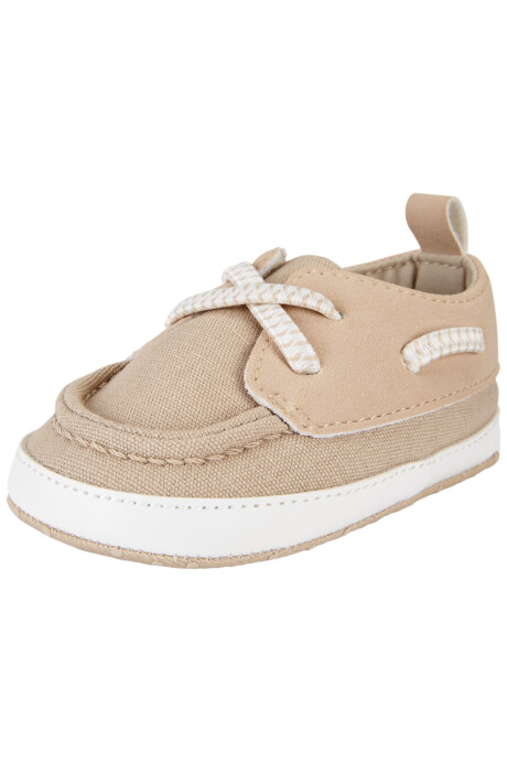 Zapatito náutico, khaki Sin color