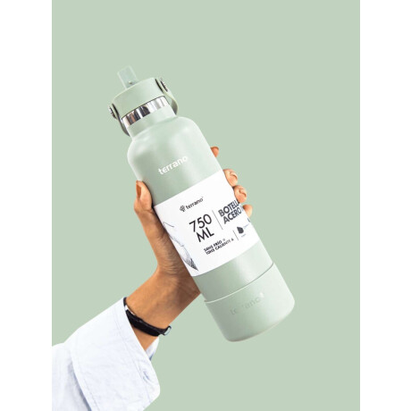 Botella Térmica Con Pico 750Ml. Oliva