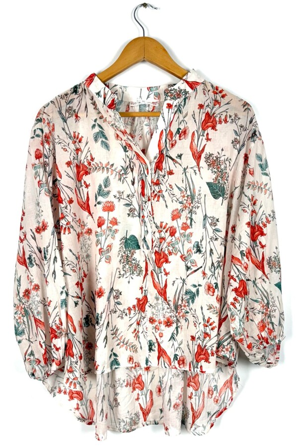 BLUSA ALGODON TRINO ROJO