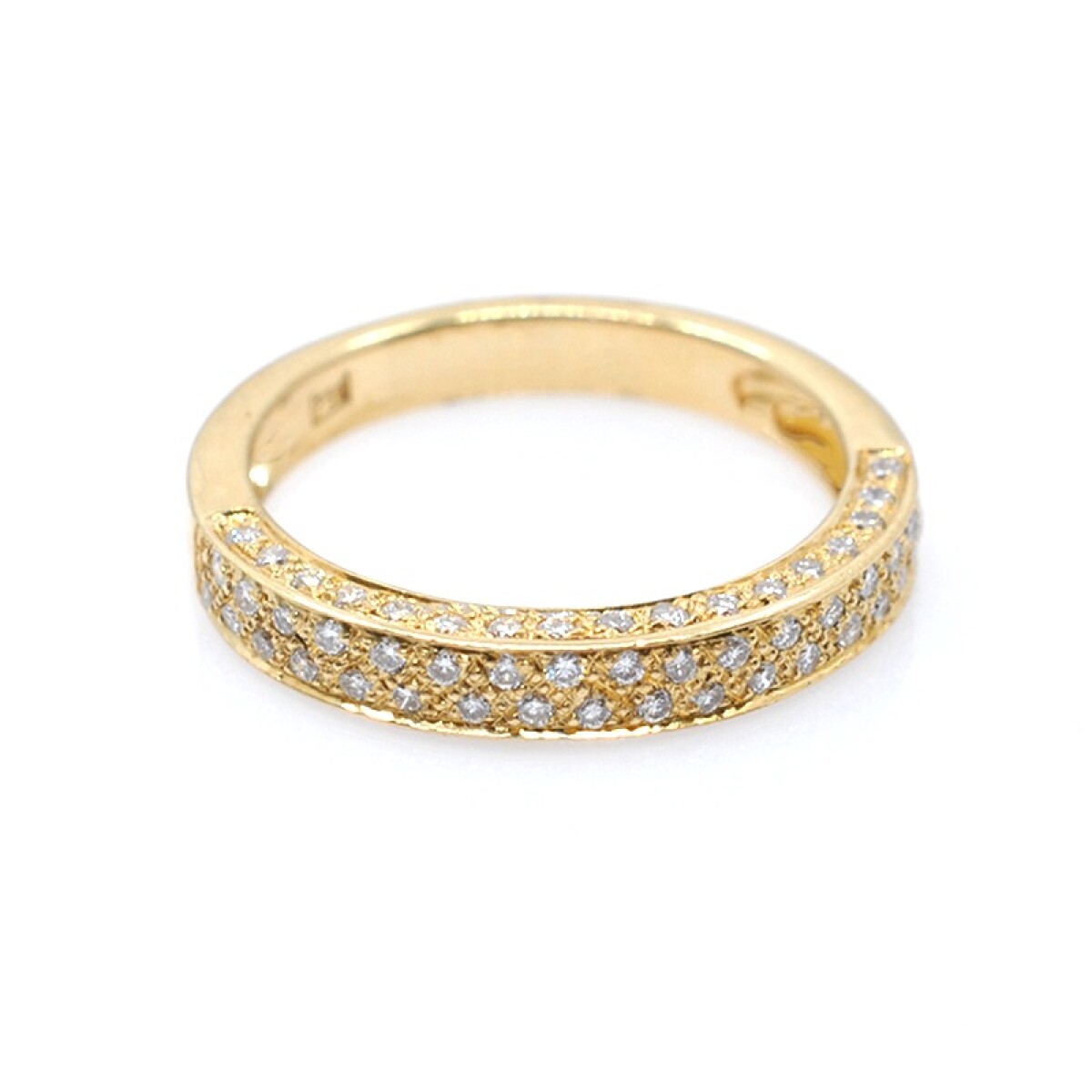 Anillo en oro 18k , brillantes 