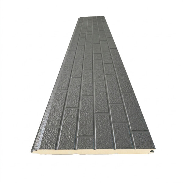 REVESTIMIENTO METAL SIDING MODELO GRIS LADRILLO ANTIGUO Revestimiento Metal Siding Modelo Gris Ladrillo Antiguo