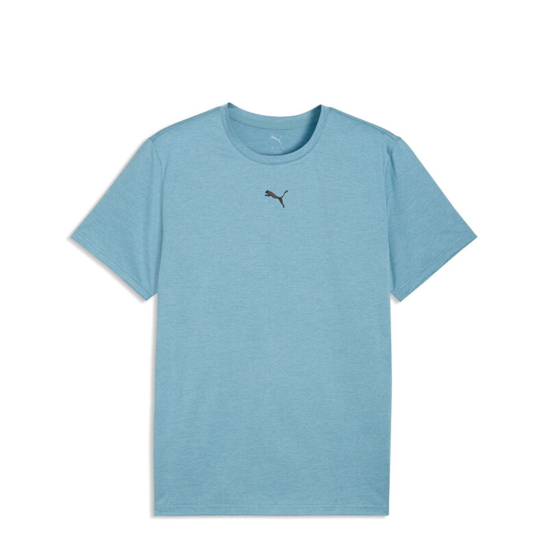 Remera de Hombre Puma Tad Ess Heather Cat Verde Claro