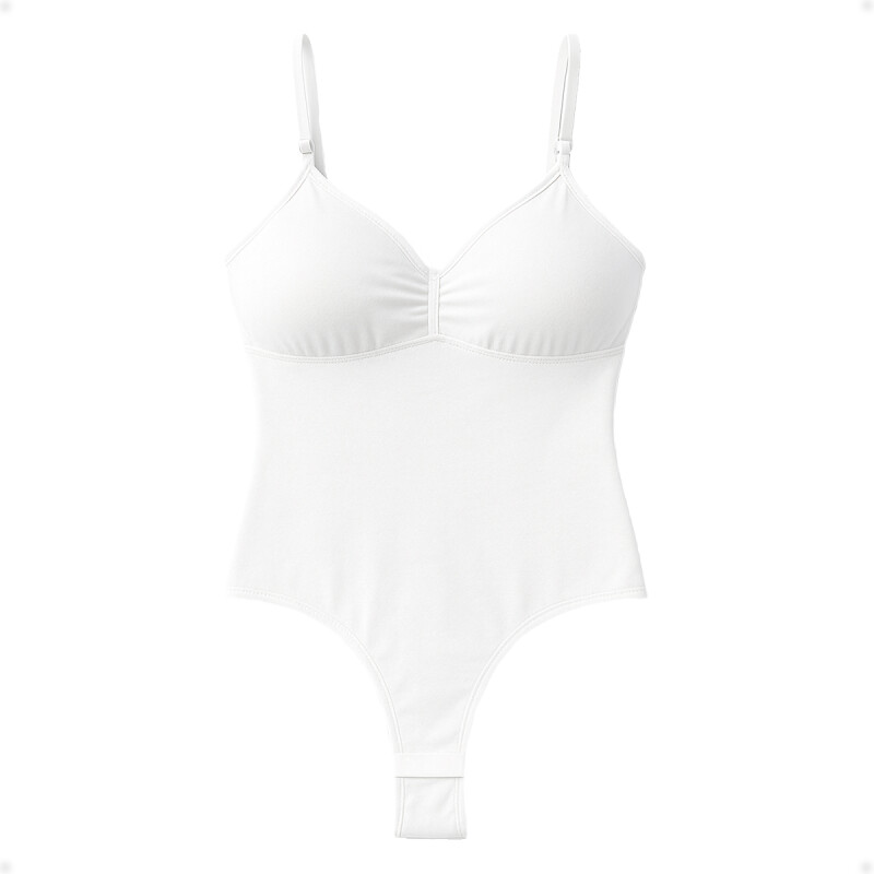 Body Modelador Sin Costura Blanco Talla S-M