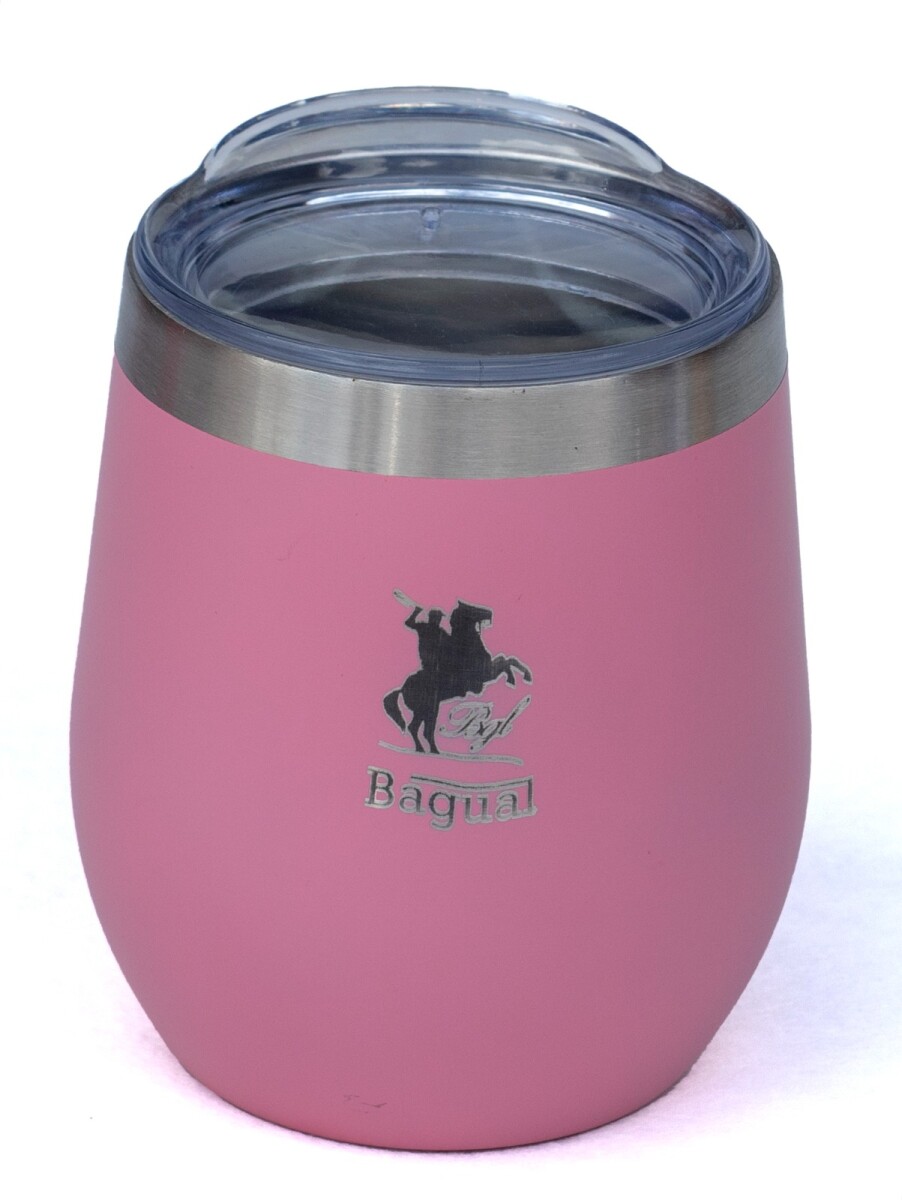 Mate de acero Bagual - Rosa 
