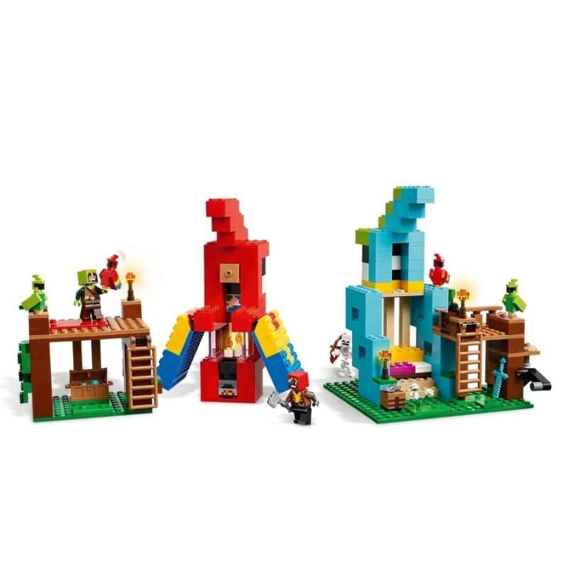 LEGO® Minecraft – Las Casas-Loro (21282) | Set de 535 Piezas LEGO® Minecraft – Las Casas-Loro (21282) | Set de 535 Piezas
