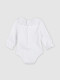 Body Cuello Tira Bordada Blanco