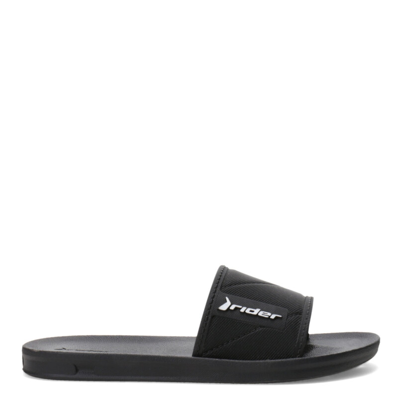 Sandalias de Hombre Rider Street Slide Negro - Blanco