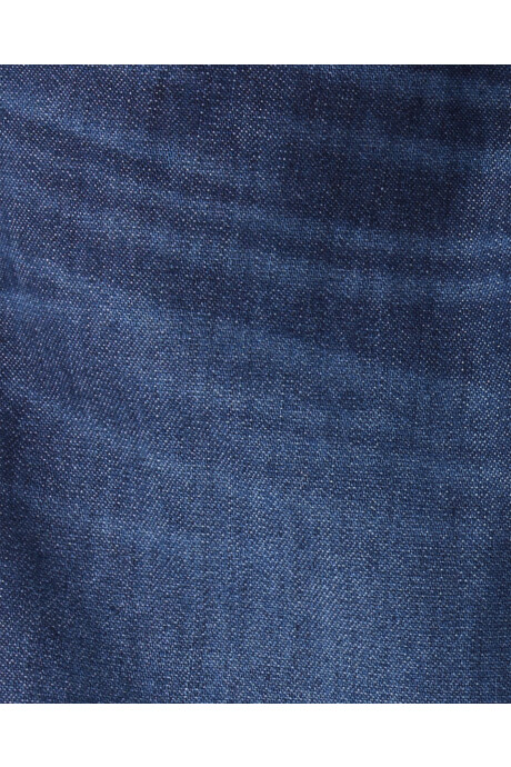 Pantalón jean, forrado, corte recto Sin color