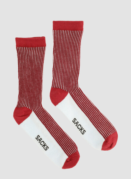 Medias morley bicolor Bordeaux