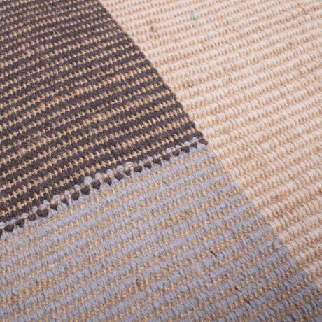 ALFOMBRA YUTE-Y-ALGODON GRIS TILE