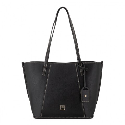Quincie 3 Comp Tote Black