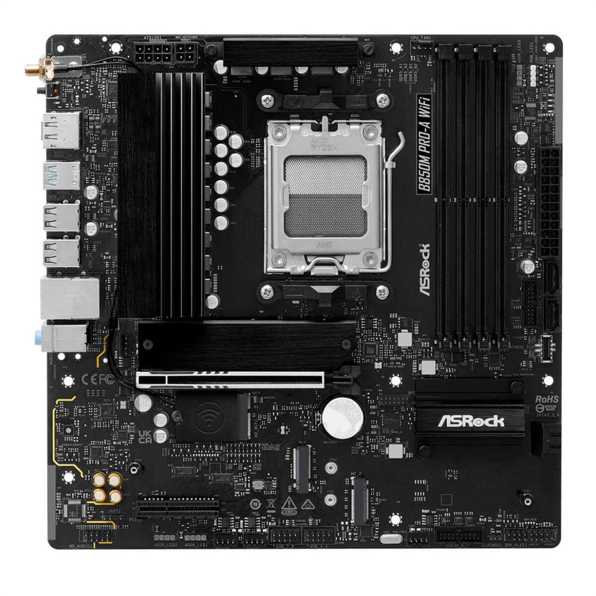 Placa Madre Asrock B850 Pro A Wifi 6e Am5 - PLACA MADRE ASROCK B850 PRO A AM5 WIFI 