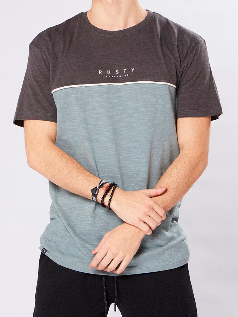 T-SHIRT WALDO TEEN RUSTY - Gris Oscuro 