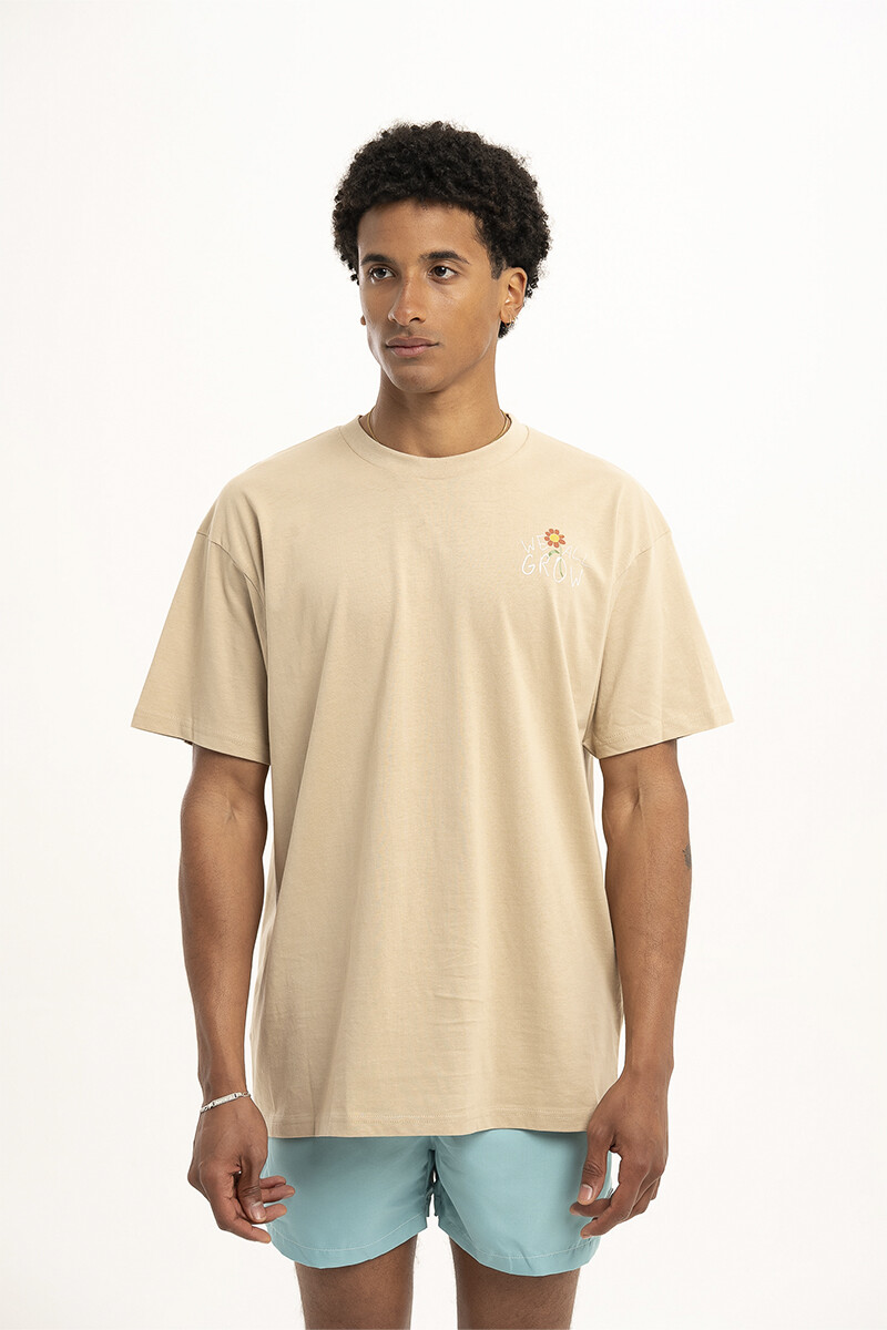 Remera Pulau Lunita - Beige 